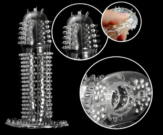 Silicon  crystal soft Condom Reuse And Washable     راز داری کی ذمہ داری ہماری، پارسل مکمل رازداری کے ساتھ بھیجا جائے گا